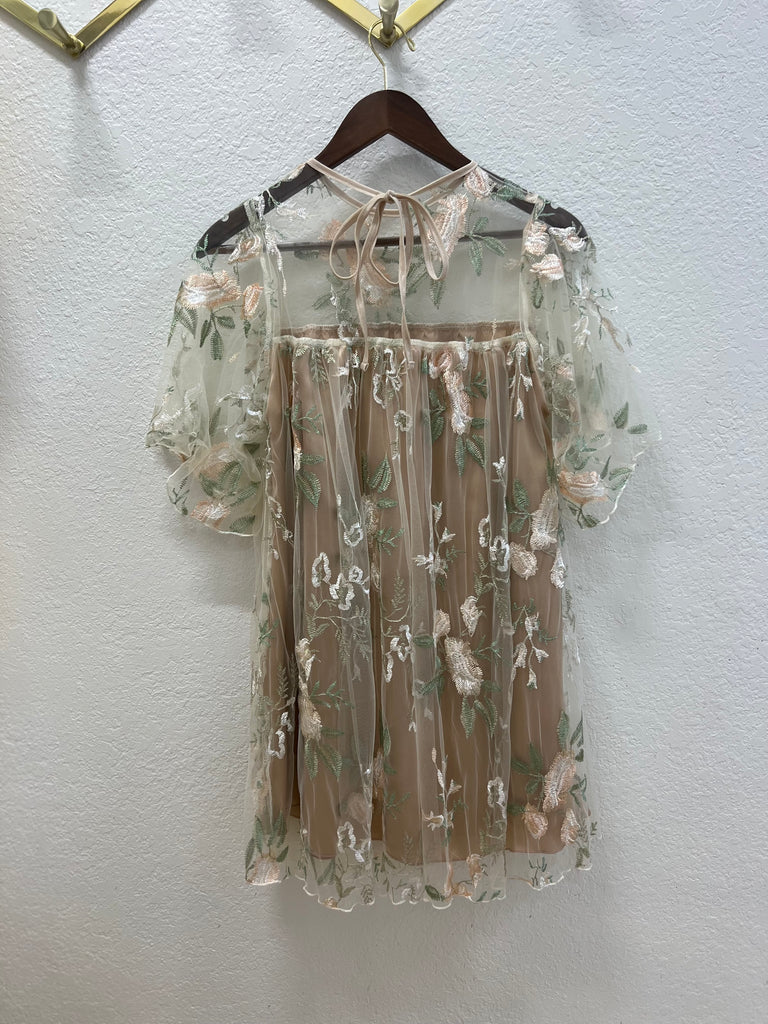 Coco Dress - Embroidered Floral (Pre-Order)