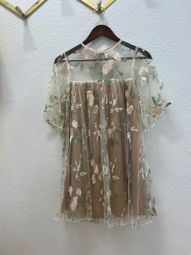 Coco Dress - Embroidered Floral (Pre-Order)