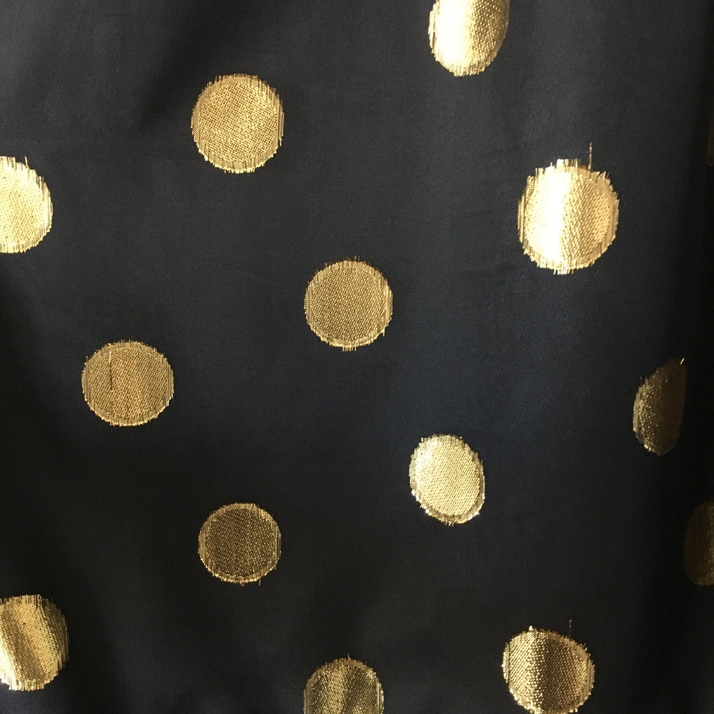 Clare Dress - Black & Gold